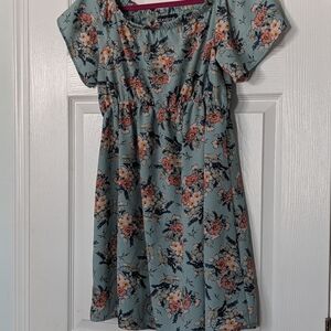 Due Time Maternity Floral Dress S/M